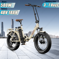 ONESPORT OT16MAX Foldable EBike 500W Powerful Motor 48V18Ah Battery City Electric Bicycle 20\