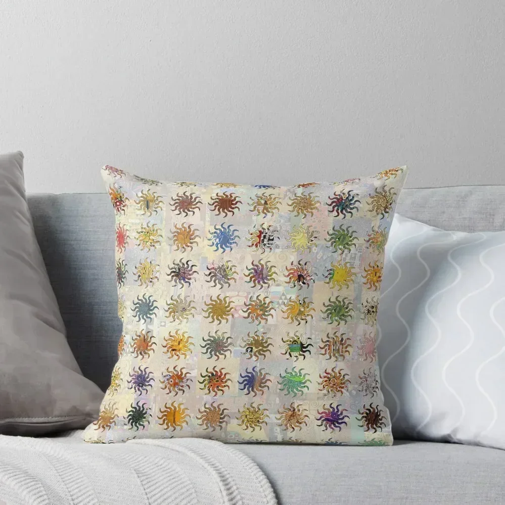 

Klimt Suns Throw Pillow Cushion Cover Set Bed pillowcases Luxury Pillow Cover Sofa Decorative Covers pillow