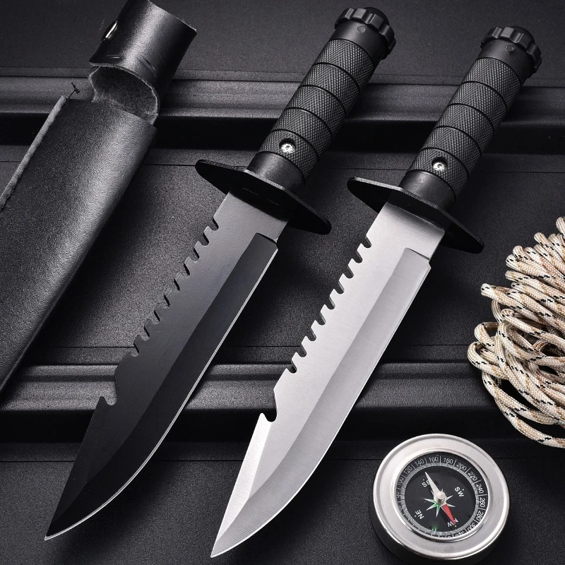 Stainless Steel Outdoor Knife, Outdoor Camping Small Straight Knife, Portable Knife, Multifunctional Knife, Survival Knife