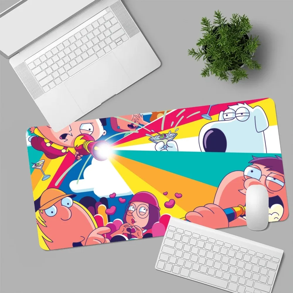 Cartoon F-Family Guy Funny Mousepad Computer Laptop Gamer Pad PC Gaming Accessories Desk Mats