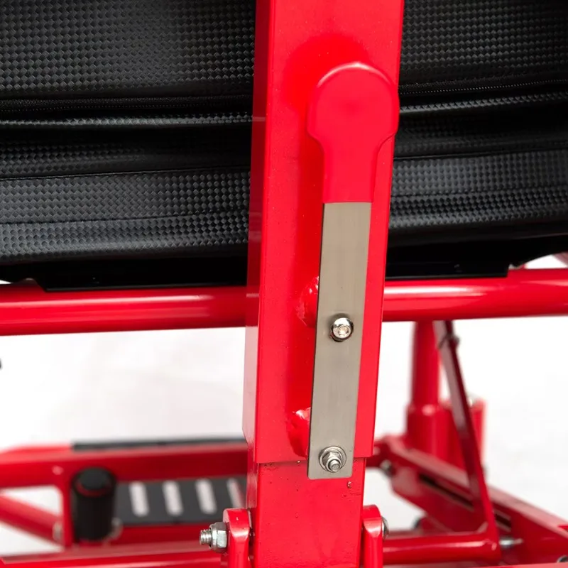 Escalera eléctrica para subir escaleras, máquina de dos ruedas para transportar pacientes, subir escaleras, silla de ruedas, escaleras sobre orugas plegables