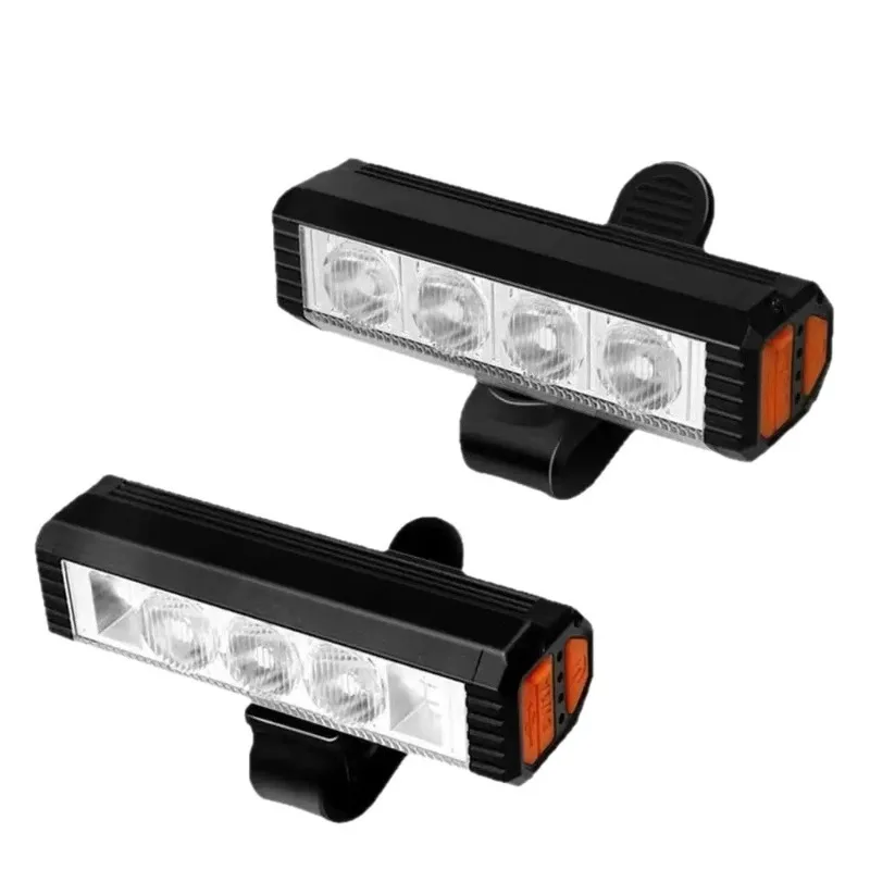 Bicycle Front Light 1200 Lumens Aluminum Alloy USB Rechargeable High Bright Protective Cycling Light for Mountain Bike Night