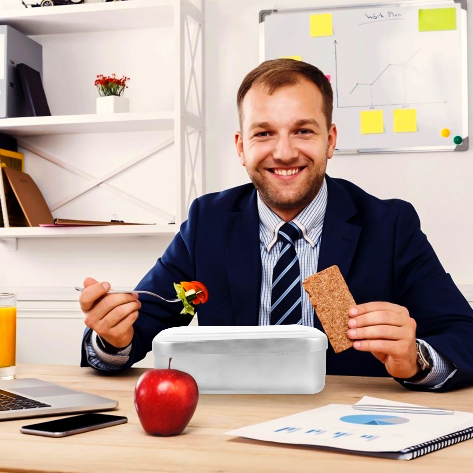 

Aluminum Lunch Box Non Rust Rectangle Containers for Camping Hiking Outdoor Bento Storage Solution