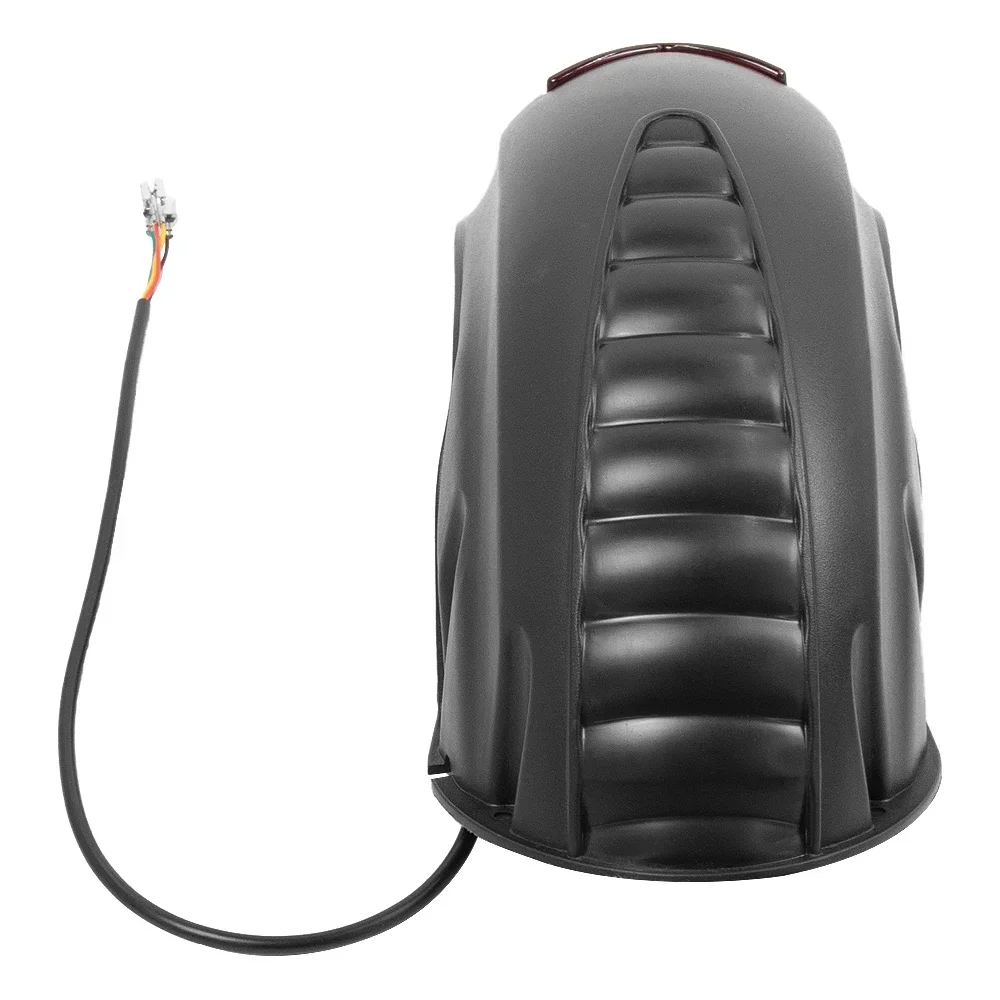 Untuk KUGOO M4 Skuter Listrik Kickscooter Sayap Pelindung Lumpur Depan 10 Inci Spatbor Belakang dengan Lampu Rem Pelindung Lumpur Melebar