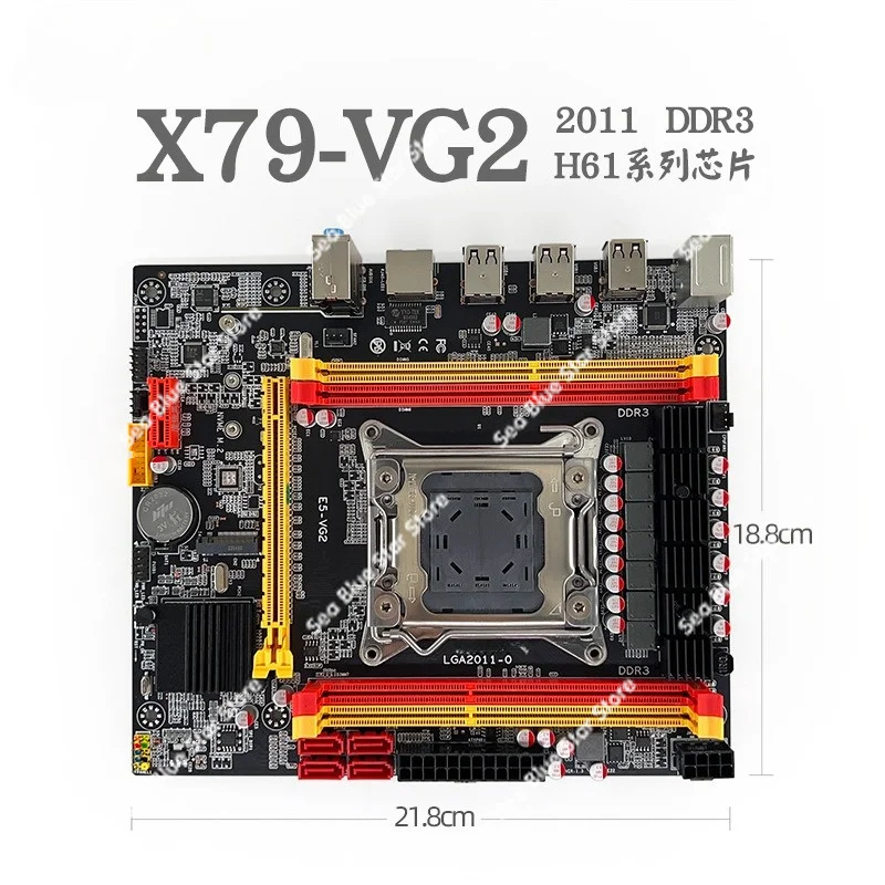 

Computer main board X79-VG2 desktop main board 2011DDR3 support server E5-2650v22680CPU
