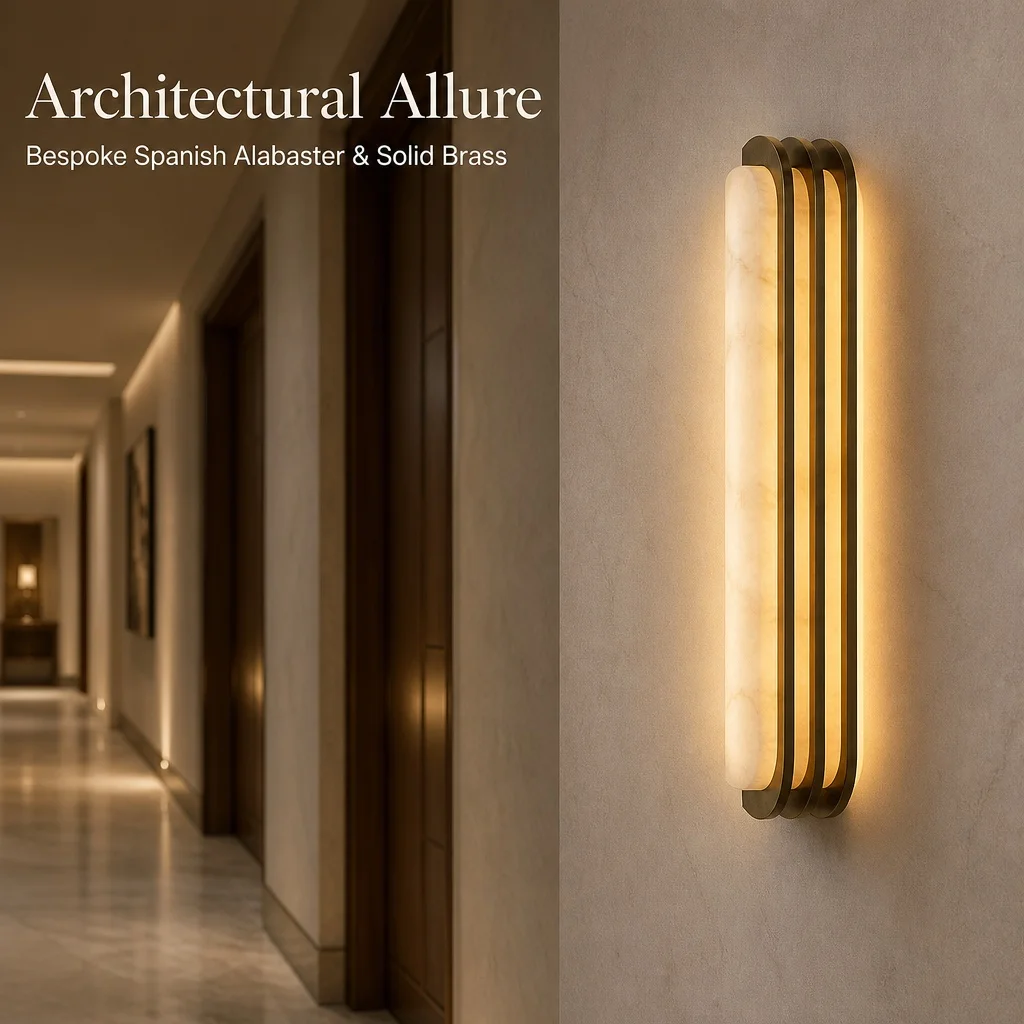 Solid Brass Natural Cloud Stone Wall Sconce Luxury LED Wall Lamp Warm Light 12/24/32W for Bedroom Bedside Living Room Hotel Hall