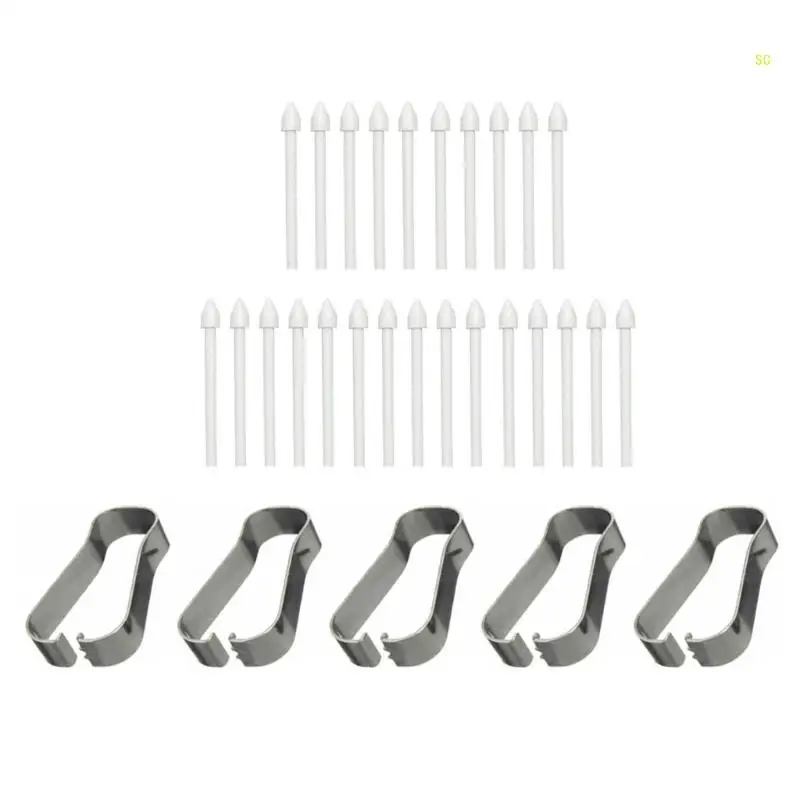 نصائح القلم البلاستيكي الصلب نقطة استبدال لـ Tab + S23 Note10 20 الكتابة السلسة على الأجهزة اللوحية دروبشيبينغ