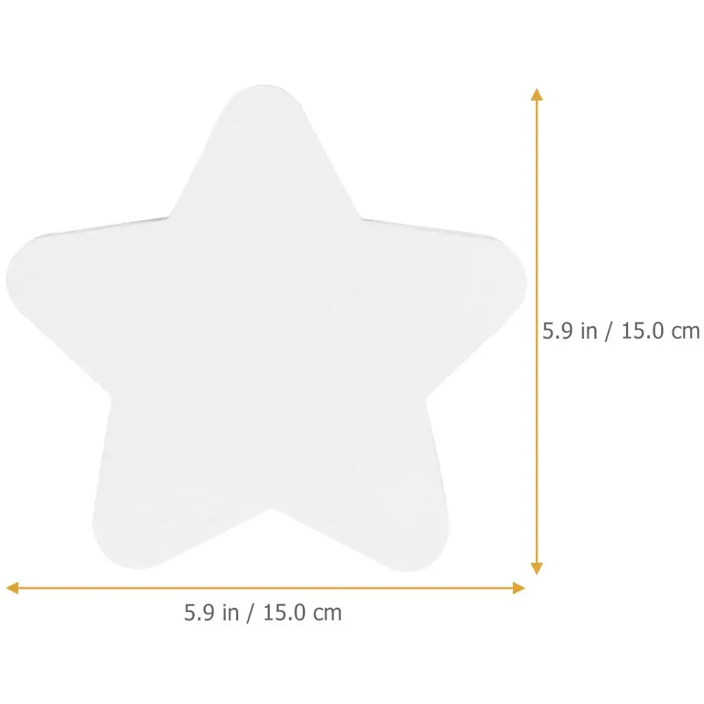 

10 шт. холст для рисования маслом, объемный коврик для практики, хлопковые холсты, детские панели в форме звезды, акриловые картины