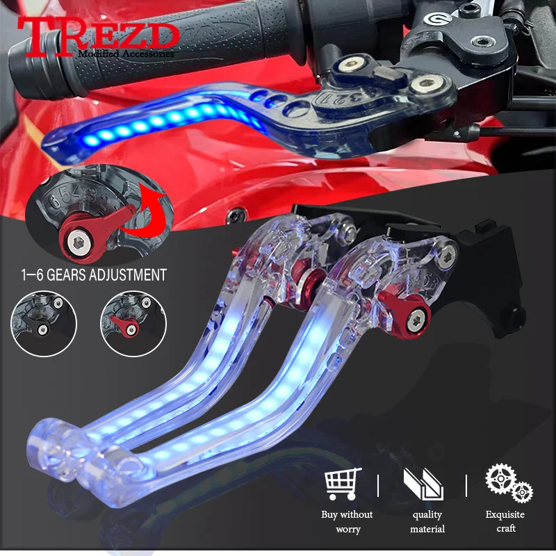 New Motorcycle CNC Always On Turn Signal Light Adjustable Brake Clutch Levers For YAMAHA MT-01 04-12 V-MAX 09-16 V-MAX1700 09-18