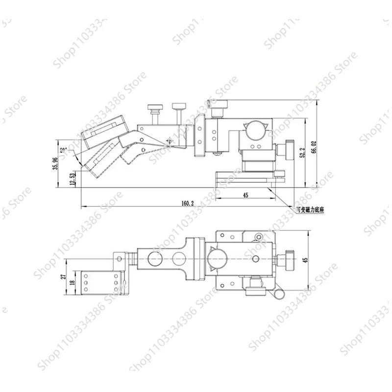 NT02PS Precision Manual Probe Station IV Probe Holder Probe Fixture
