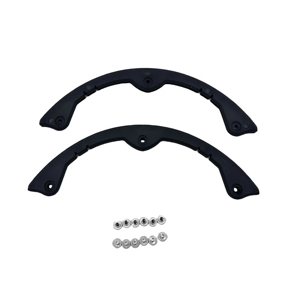 Snowboard Head & Tail Protection Strips (2PC) - Curved Round-Arc Anti-Collision Bars Edge Protector Sleeves Snowboard Accessory