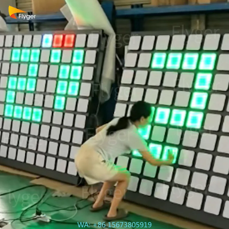 

Interactive Pixel LED Wall Panel Light System for High-Impact Dynamic Digital Display and Commercial Environments