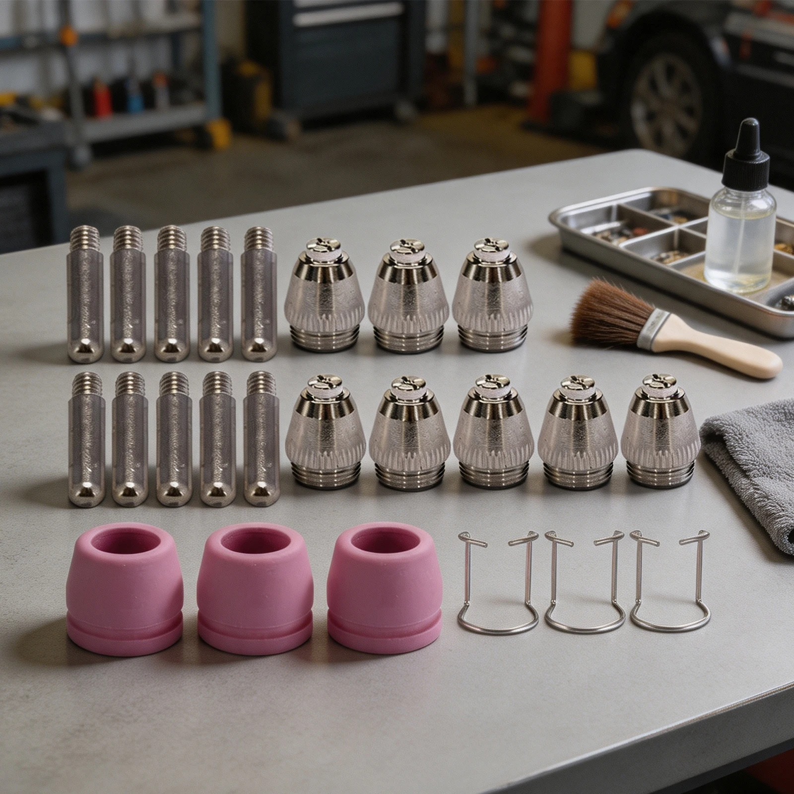 Silver AG-60 Nozzles High for Performance for plasma Nozzles Tool for versatile Compatibility Enhanced Cutting Performance