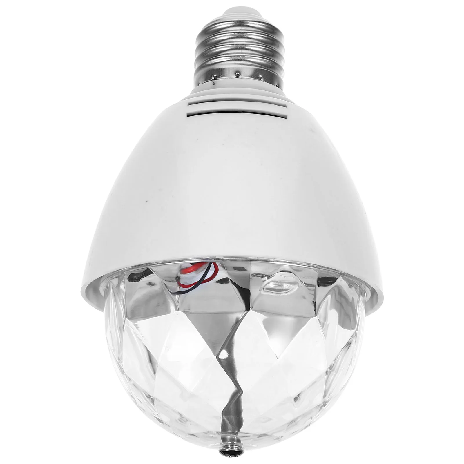 

8 X 8Cm 220V Светодиодная вращающаяся Rgb хрустальная шаровая лампа 3W Многоцветная лампа для Dj Disco Ktv Party Club Stage Светодиодная лампа