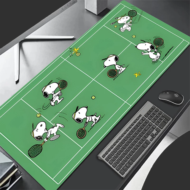 لوحة ماوس أنمي Kawaii ، لوحة ماوس مجرة فضائية ، خزانة ألعاب كلاب توب ، كرتون S-سنوبي ، بساط لوحة مفاتيح ، حصيرة مكتب مطاطية ناعمة ، XXL