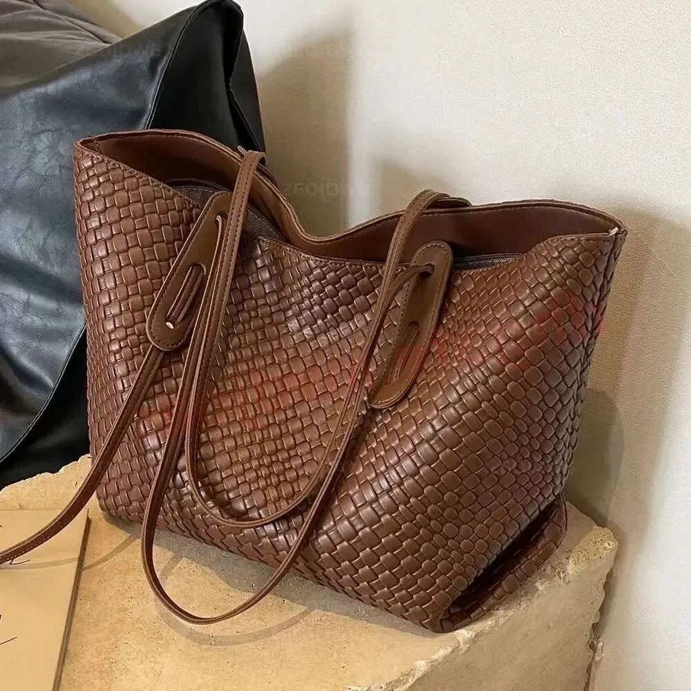 

LANGMAO Designer Bag Large Quilted Tote Bag For Women Luxury Bag Real Leather Travel Hot Work Beach Laptop X Cm