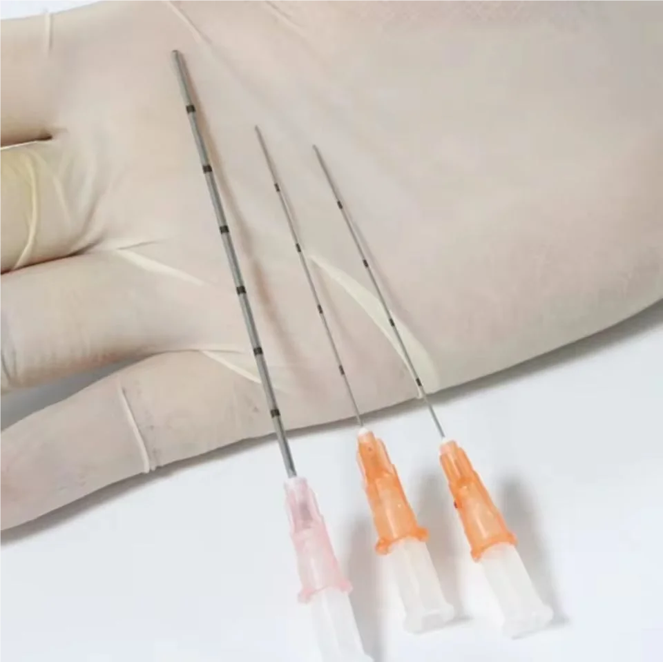 Professional MicroNeedles 14G 18G 22G 23G 25G for Fillers Reduce Bruising Swelling Sterile Disposable Blunt Tip needle 38mm 50mm