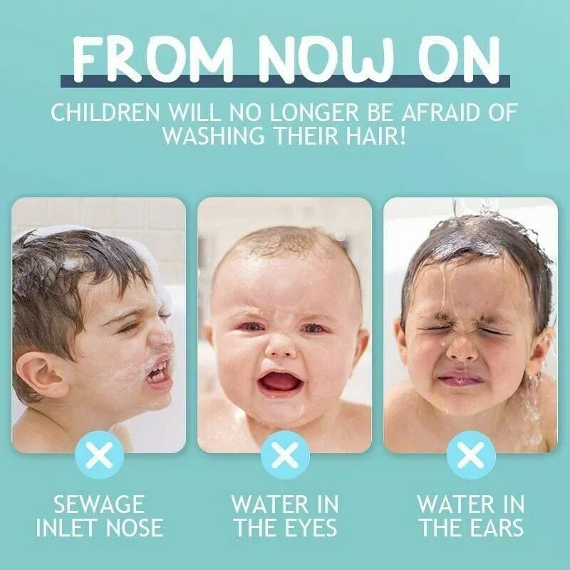 Baby Shampoo Waterproof Bathing Cap Ear Eye Protection Shampoo Artifact for Infants Kids Toddlers Shower Bathing