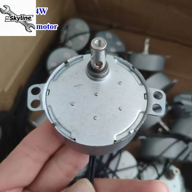 50TYC Permanent Magnet Synchronous Micro Motor 220V 4W 50MM 7MM Shaft Fit Induction Cooker Fan
