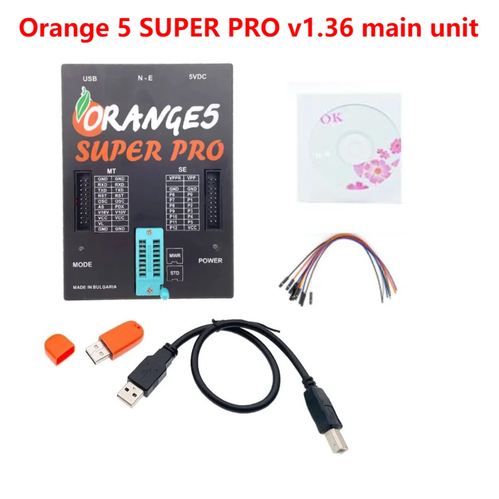 2022 new Full Activation V1.36 V1.35 Orange5 Orange 5 Super Programming With Full Adapter Add Full License Renesa And Fujitsu V4