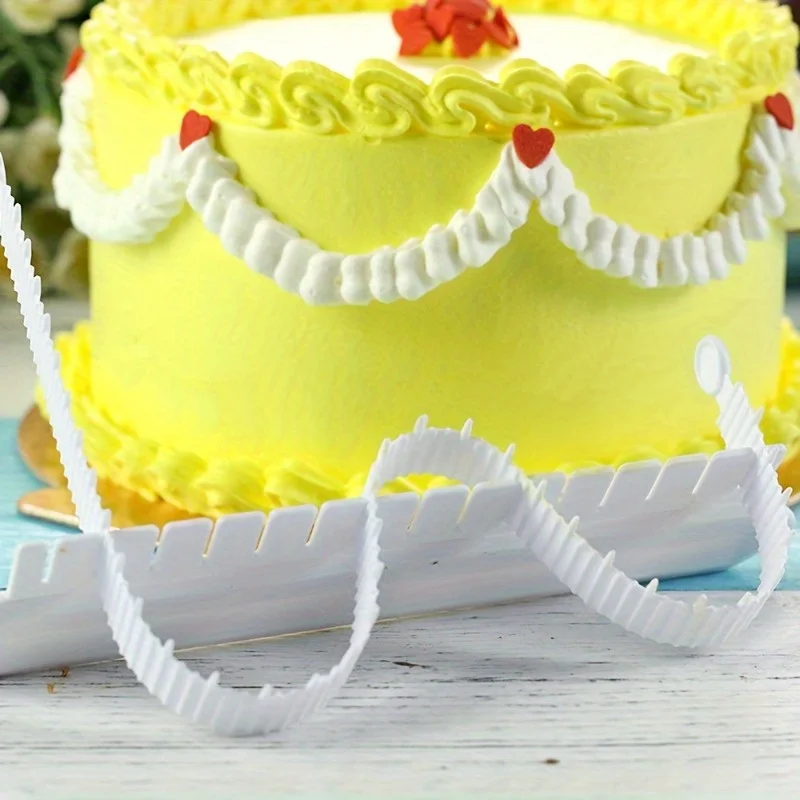 2pc, Graduated Fondant Cake Arc Ruler - Accurate Decorating and Baking Measurement Tool for Pastry Art and Home Kitchen