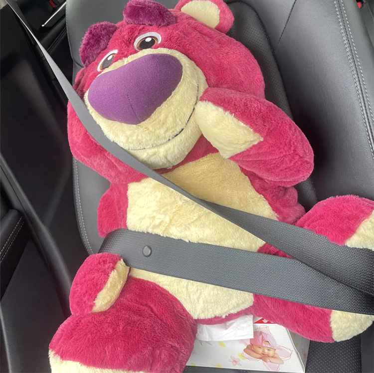 Großer Lotso Bär Plüschkissen-Puppen Kawaii Toy Story Stofftiere Anime-Figuren Kinderzimmer-Deko Süße Weiche Spielzeuge Geschenk für Mädchen – Detail 6