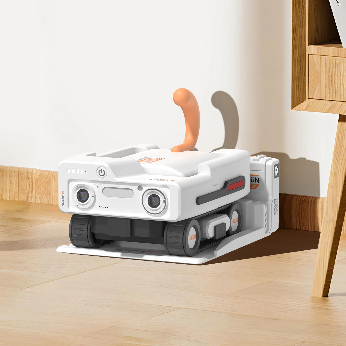 Ai 5MP Pet Robot with Auto Tracking Three-hour Battery Mini Pet with Visual Obstacle Avoidance