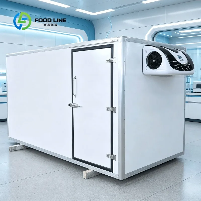 Customized Mobile Refrigerated Cargo Trailer With Single Axle And Side Access Door For Beverage Logistics Bulk Purchase Sale