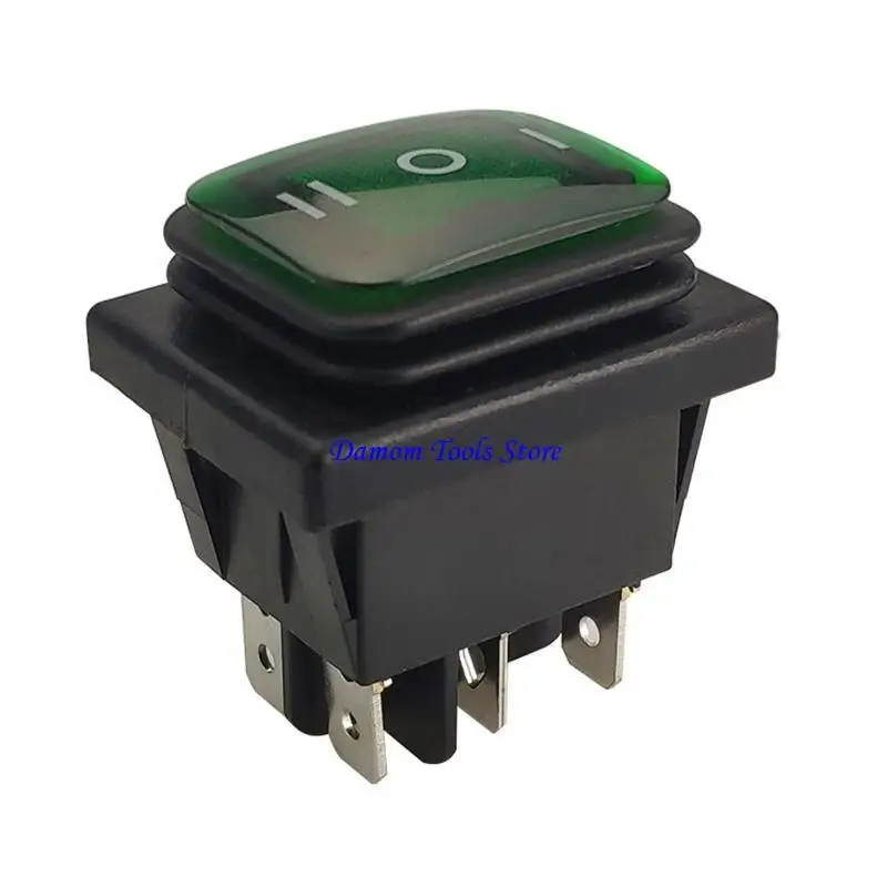 57BE Waterproof KCD4 Boat Rocker Switch 4/6 Pin 2/3 Position SPST Toggle Switch Rocker Switches for Car Auto Boat