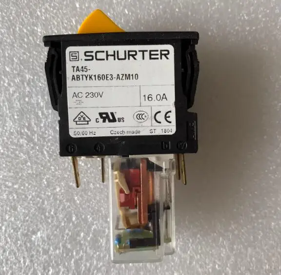 TA45-ABTYK160E3-AZM10 dismantling imported Swiss Shute 5-pin 2-step ship type switch 16A circuit breaker