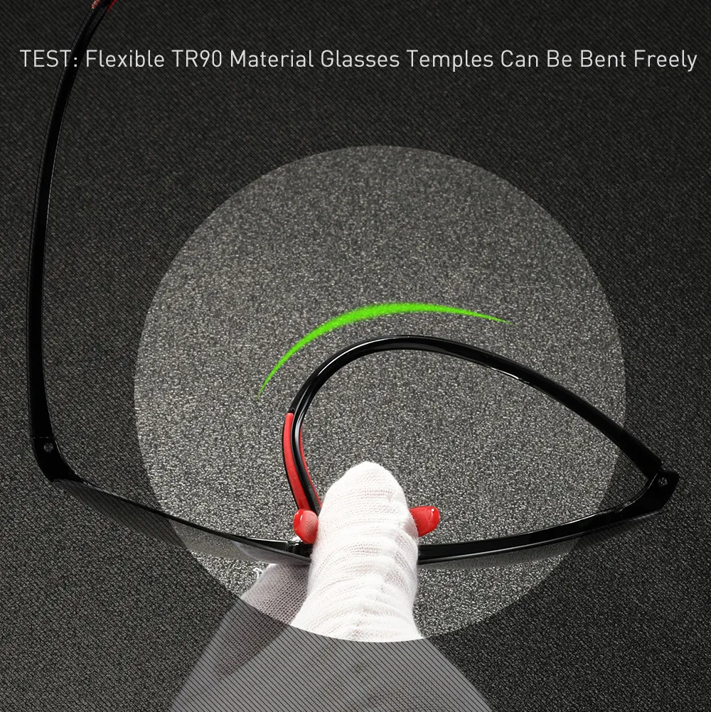 KDEAM Ultraleichte polarisierte Sonnenbrille für Herren, sportlich, elastisches TR90-Material, große Größe, 63 mm Linsenbreite, Angelbrille – Detail 9
