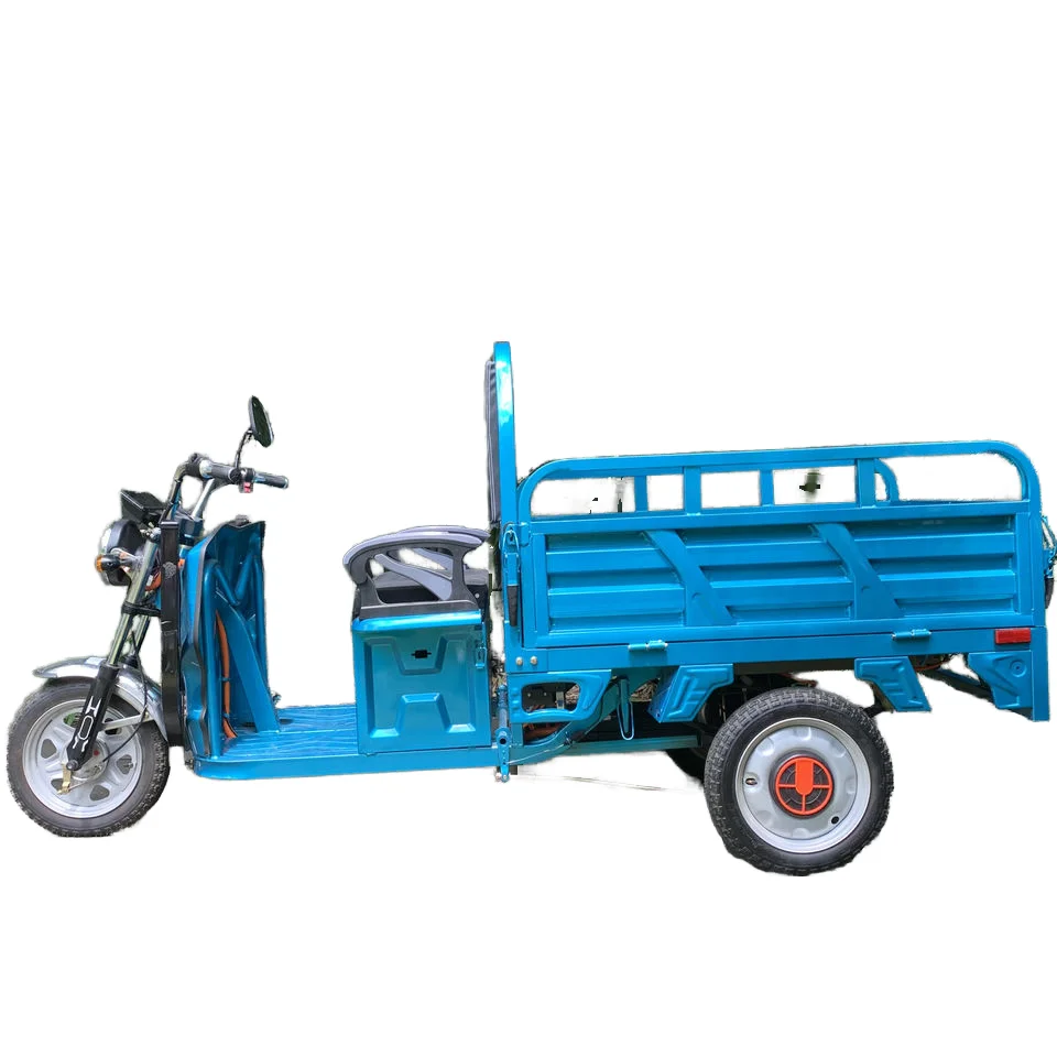 Heavy Duty Cargo Wagon Electric Tricycle Safety Side Buffer Frame Property Maintenance Yard Waste Disposal Carrier