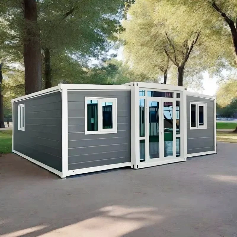 Customized 40-foot Mobile 3-bedroom Kitchen And Bathroom Container Expansion Pre-fabricated Modular House