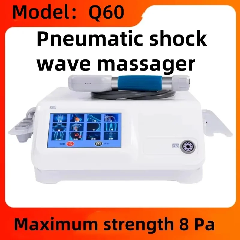 

2025Pneumatic Shockwave Machine Body Massager 8 Bar Professional Shockwave Machine Body Pain Relief Muscle Stimulator