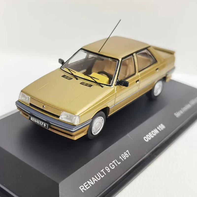 Diecast 1/43 Scale R 9 GTL 1987 Alloy Car Model Toy Collection Ornaments Souvenir