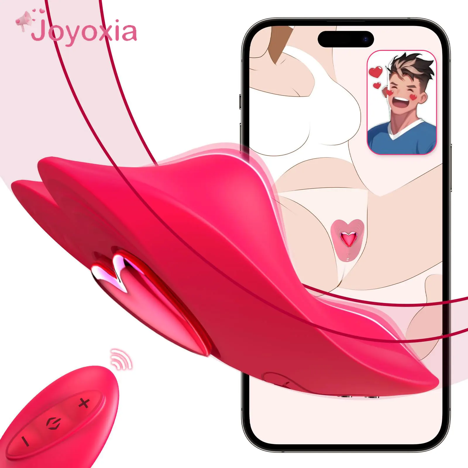 SENSIVO Wearable Panty Vibrator with Magnetic Clip App Control Butterfly Vibrator Portable Invisible Adult Sex Toys for Women