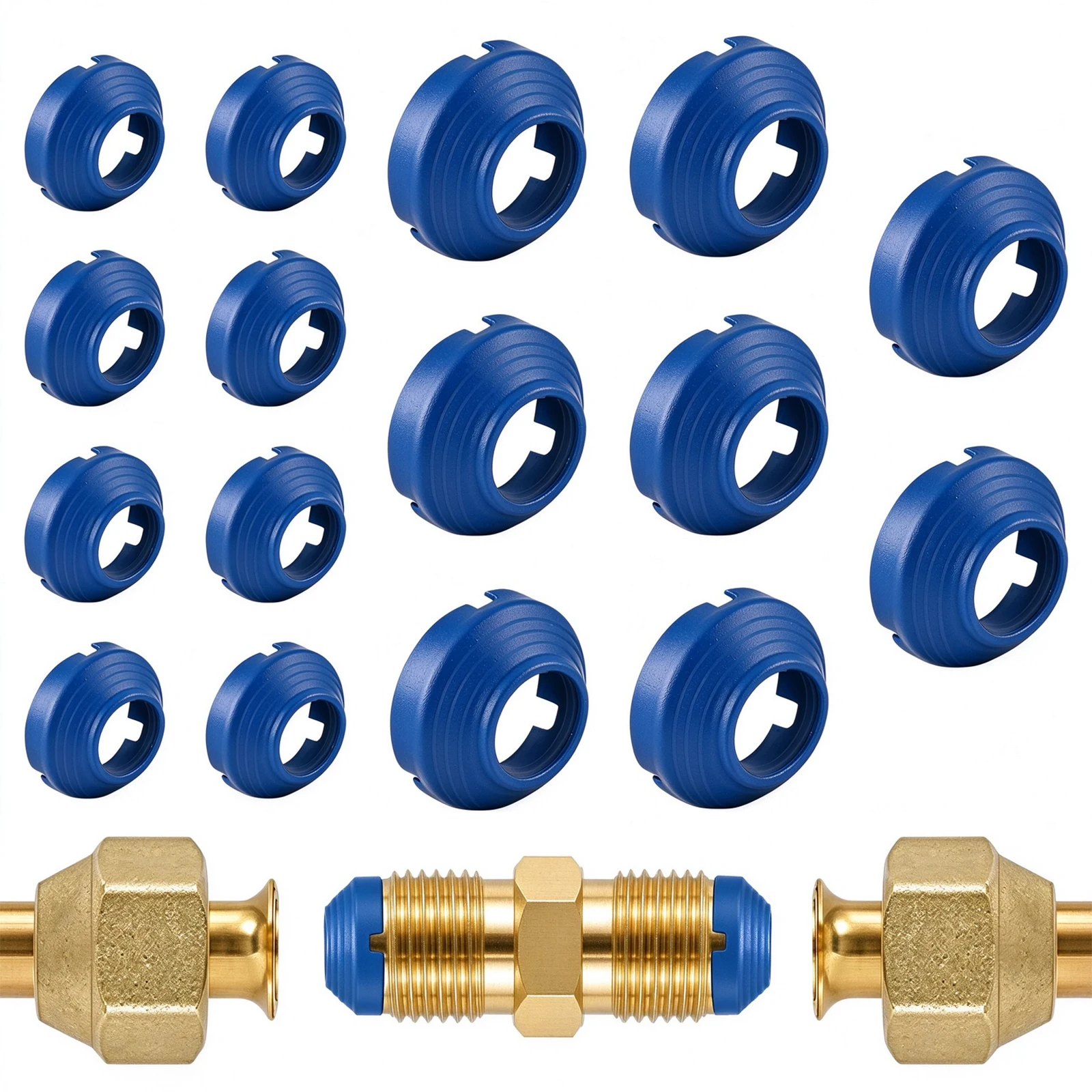 Kit de joints d'étranglement SAE mini-split sans fuite 1/4'' 3/8'' pour systèmes de climatisation