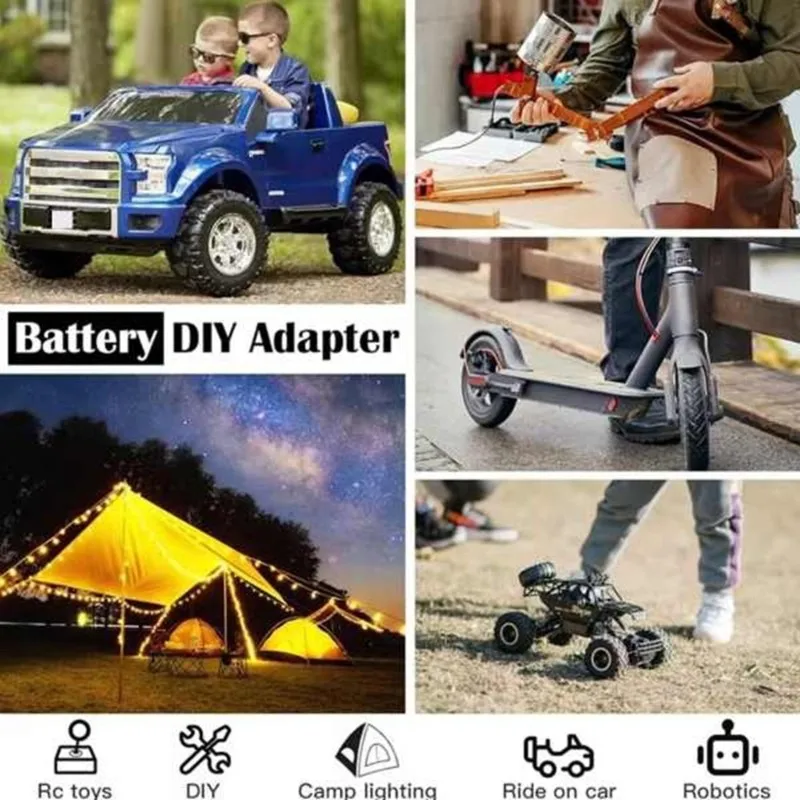 For Einhell Battery Power Wheel Step-Down Converter 120V-12V 20A 240W Inverter Buck Battery Adapter Top-Rated