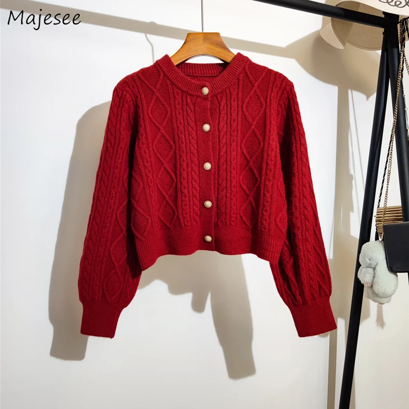 Twist Design Cardigan Women All-match Daily Sweet Gentle Girls Korean Fashion Popular Soft Casual Knitwear Autumn Outerwear Ins