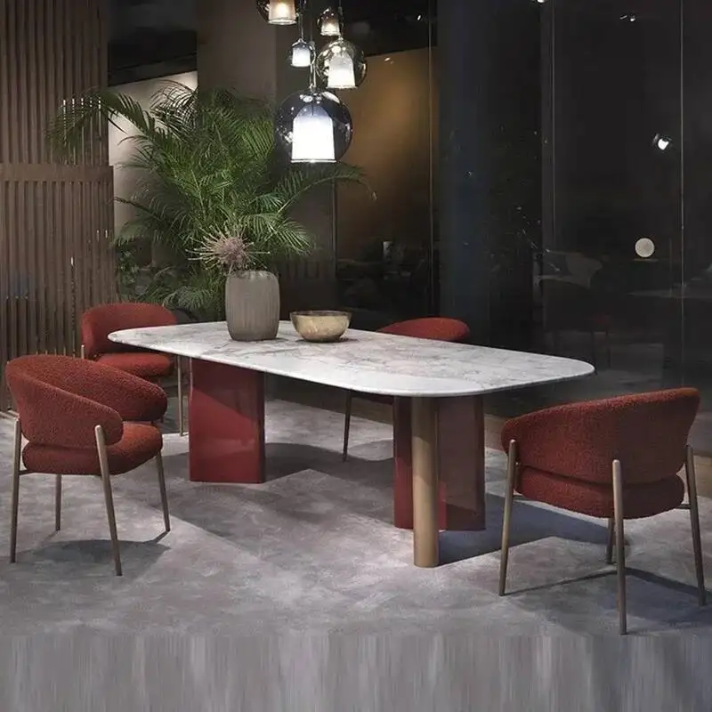 

Room Desk Accent Dining Chairs Arm Salon Design Garden Deck Dining Chairs Soft Luxury Silla Comedor Balcony Furniture YR