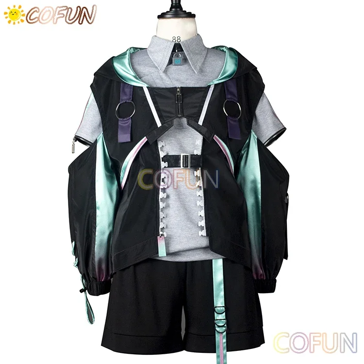 COFUN [Personalizzato] NIJISANJI Vtuber Aza Costume Cosplay Abiti di Halloween Donna Uomo Nuovo vestito uniforme