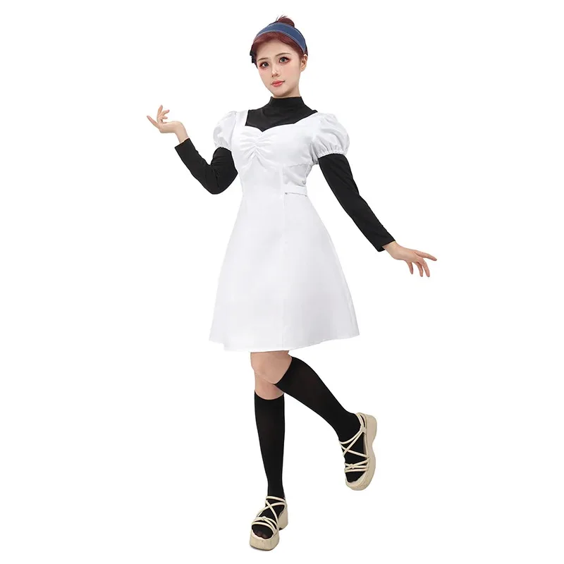 

WENAM Women Nana Komatsu Cosplay Costume Outfit Dress with Accessories Cute Dress Full Set US Size for Halloween Party