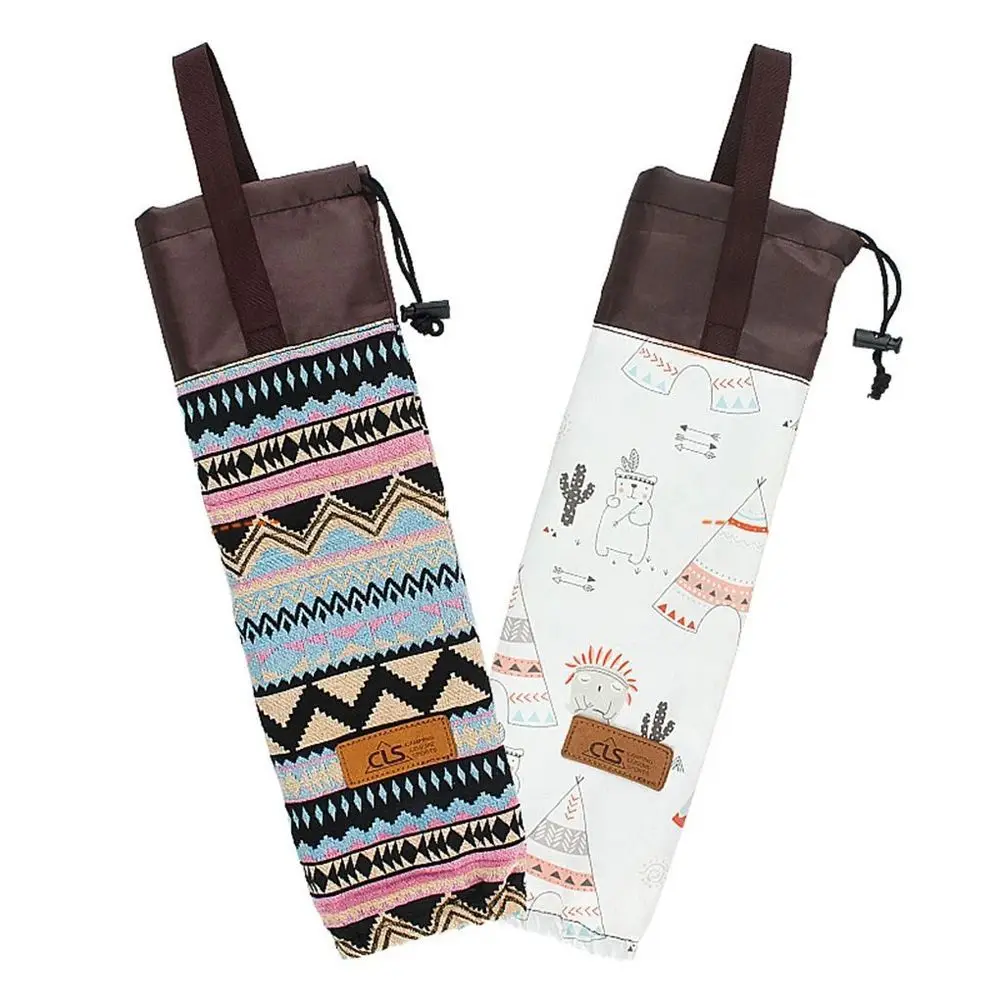 المحمولة التخييم في الهواء الطلق أكواب ورقية للاستعمال مرة واحدة أداة خارجية حامل الكأس الورقية حقيبة للحمل كوب ورقي حقيبة التخزين حقيبة التخزين