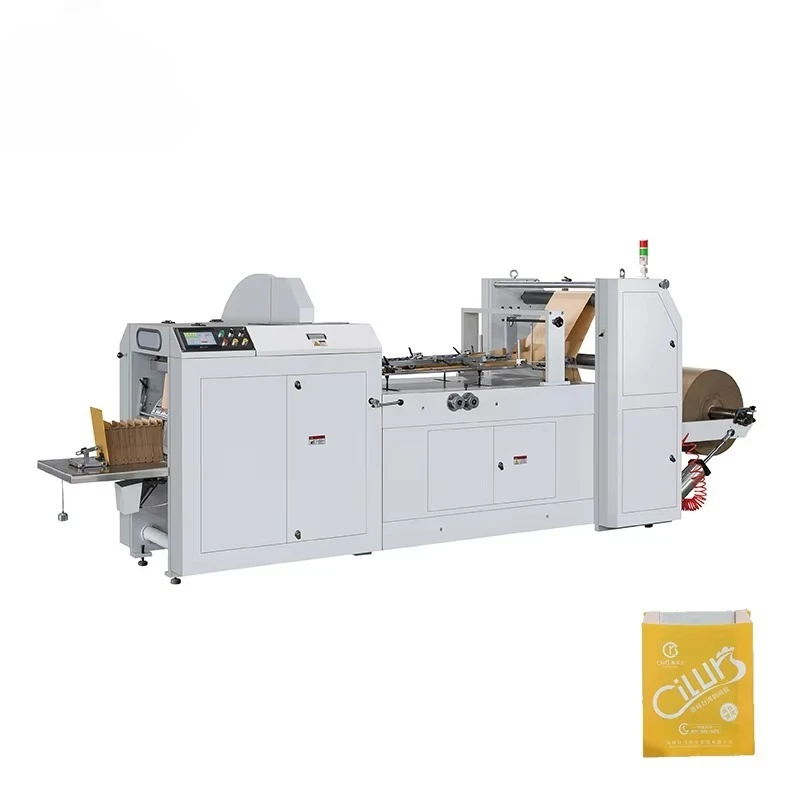 YG Hot Sale YG-400G Fully Automatic High Productivity Shopping Bag Making Machine Paper Bag Machine