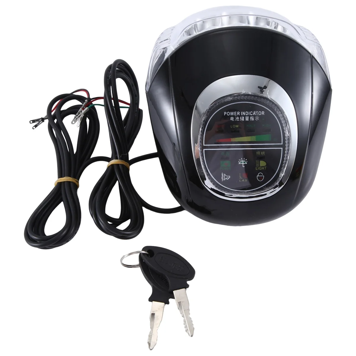 60V Bluetooth Head Light Lamp Turn Signal Tail Lamp LCD Instrument Panel Electric Scooter Key Electric Lock Accessories