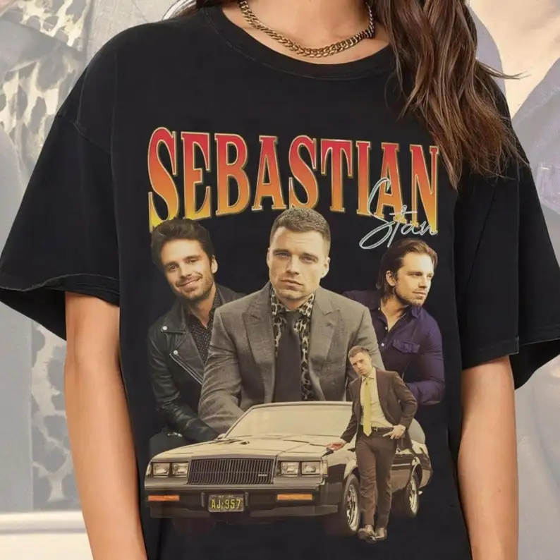 Sebastian Stan, SebastianStan, Unisex Style Gift for Fans, T-shirt, Crew Sweatshirt, and Hooded, Vintage Homage Thicthinhichthoi