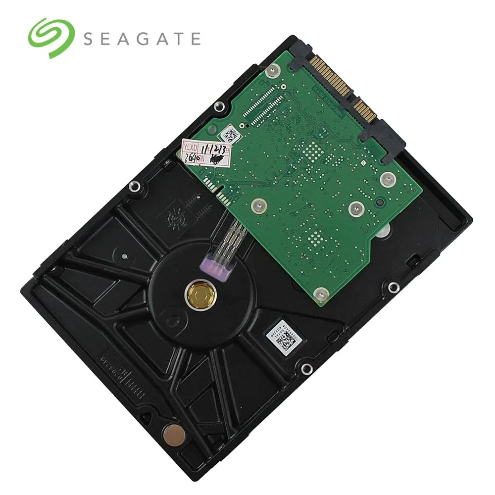 Внутренний механический жесткий диск Seagate, 3,5 дюйма, SATA 3 Гб/с, 6 Гб/с, 5900-7200 об/мин, 64 Мб/128