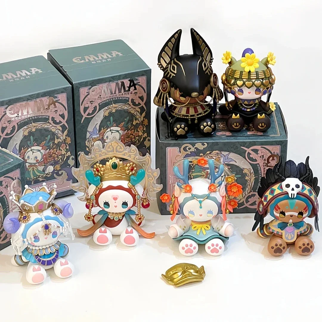 

Эмма Секрет Лес Время Река Серия Слепая Коробка Аниме Фигурки Kawaii Baby Face Кукла Настольный Орнамент Таинственная Коробка Подарки На День Рождения