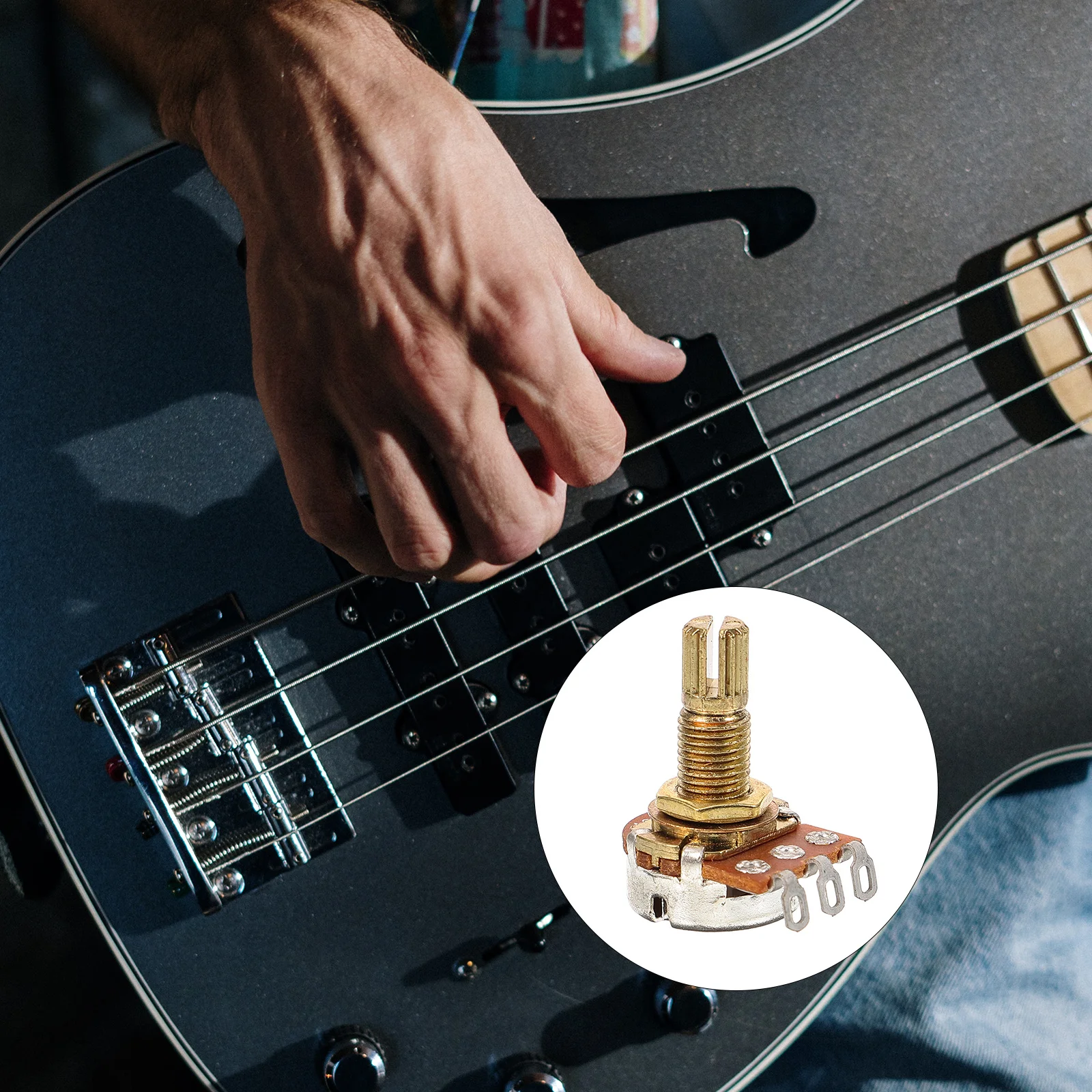 

10Pcs Guitar Potentiometer 250k Metal Audio Pot Short Split Shaft for Guitar Repair and Volume Control Pots for Guitars