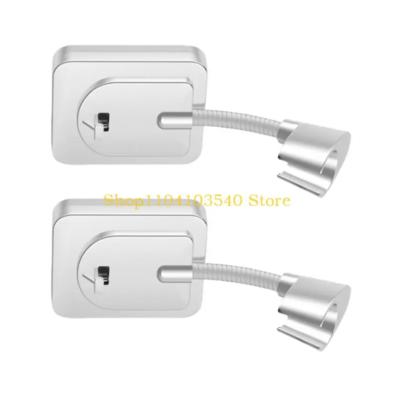 

02DC 2PCS Прочные пластиковые материалы для душевых монтирующих сред